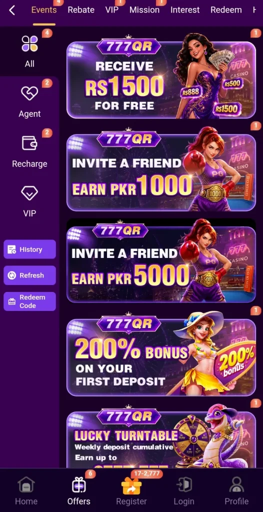 777QR Game Download APK latest version.